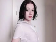 Super doce menina selfie corpo bonito